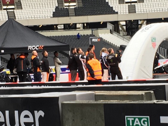 Getting Ready at Race Of Champions