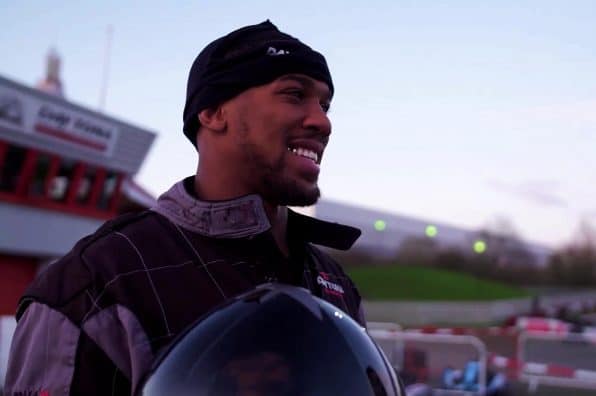 Anthony Joshua drives a DMAX Go-Kart