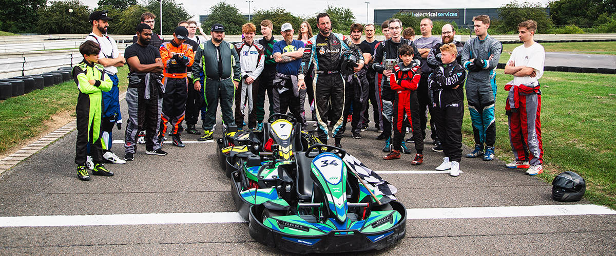 Overdrive YouTubers take on 30 Subscribers at Daytona Milton Keynes