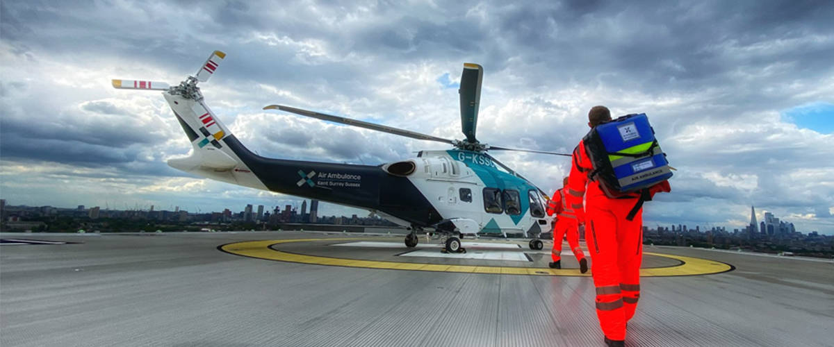Daytona Partner with Kent Surrey Sussex Air Ambulance Charity