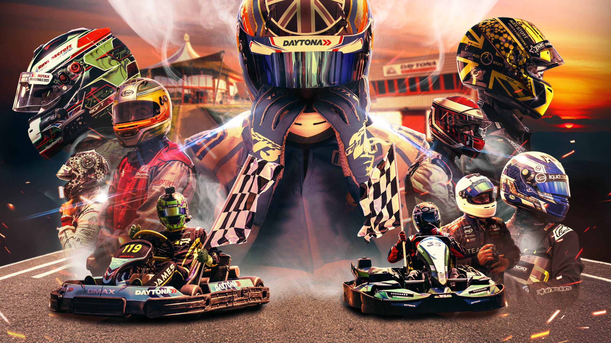 The 24 Hour 2026 Is Here Karting At Daytona Karting At Daytona 2025 24 Hour Poster Without Text Scaled 